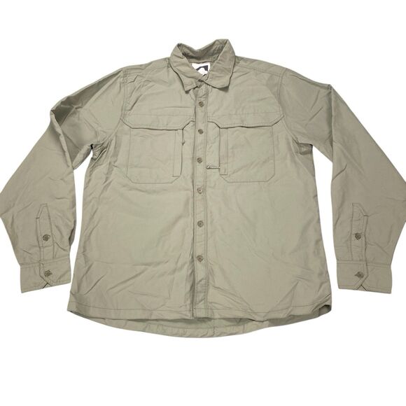 Mountain Khakis Shirt Mens Medium Long Sleeve Button Front Pockets - Picture 1 of 15